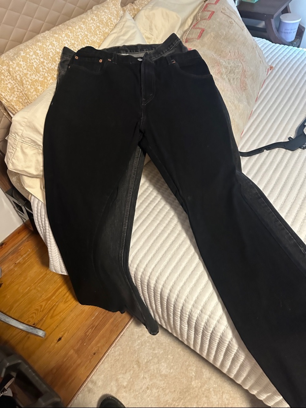 Men’s Black Bootcut jeans